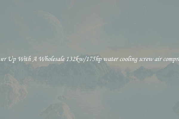 Power Up With A Wholesale 132kw/175hp water cooling screw air compressor