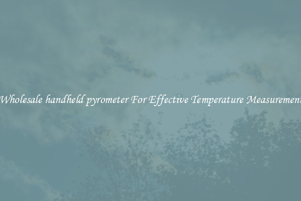 Wholesale handheld pyrometer For Effective Temperature Measurement
